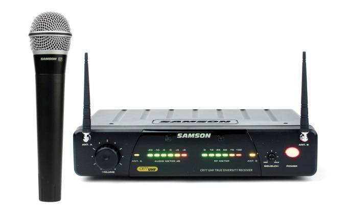 Samson Concert77 - Радиосистема ручная вокальная с регулировкой чувствительности микрофона в аренду - Неварентал