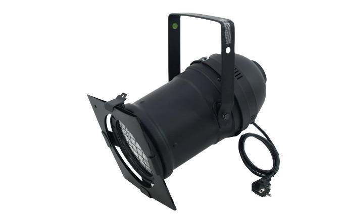 Eurolite Par 56 long black - Прожектор с подвесом и возможностью применения светофильтров в аренду - Неварентал