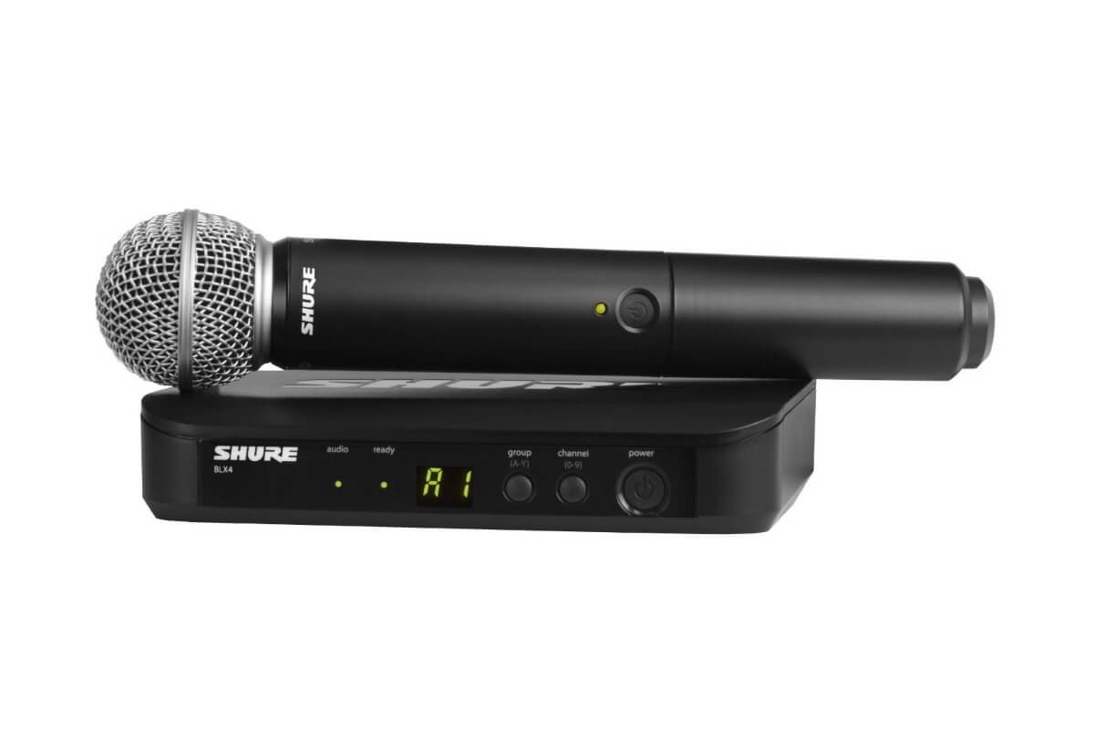 Микрофон беспроводной, ручной - Shure BLX24/PG58 или SM58 K3E