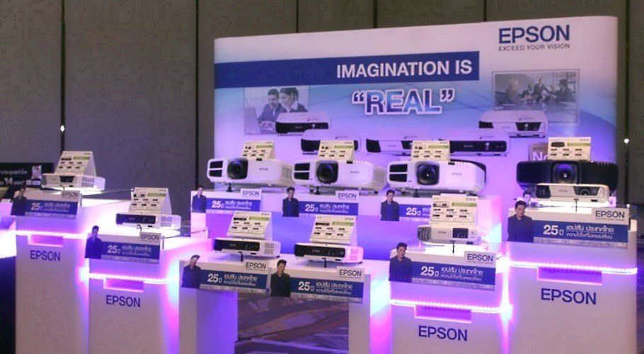 Стенд Epson на выставке CES-2015