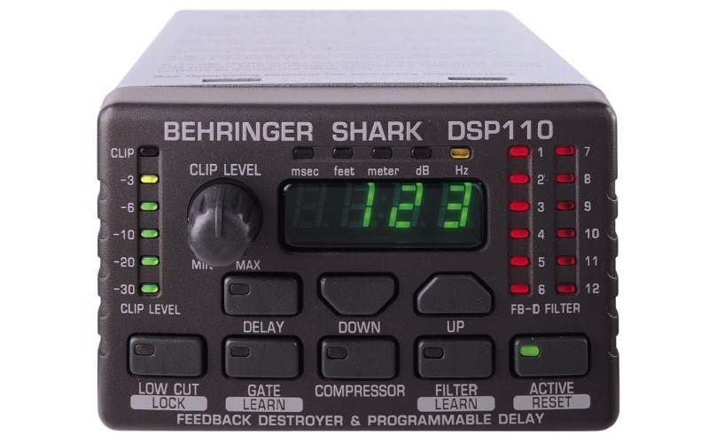 Behringer SHARK DSP110 - front — Неварентал